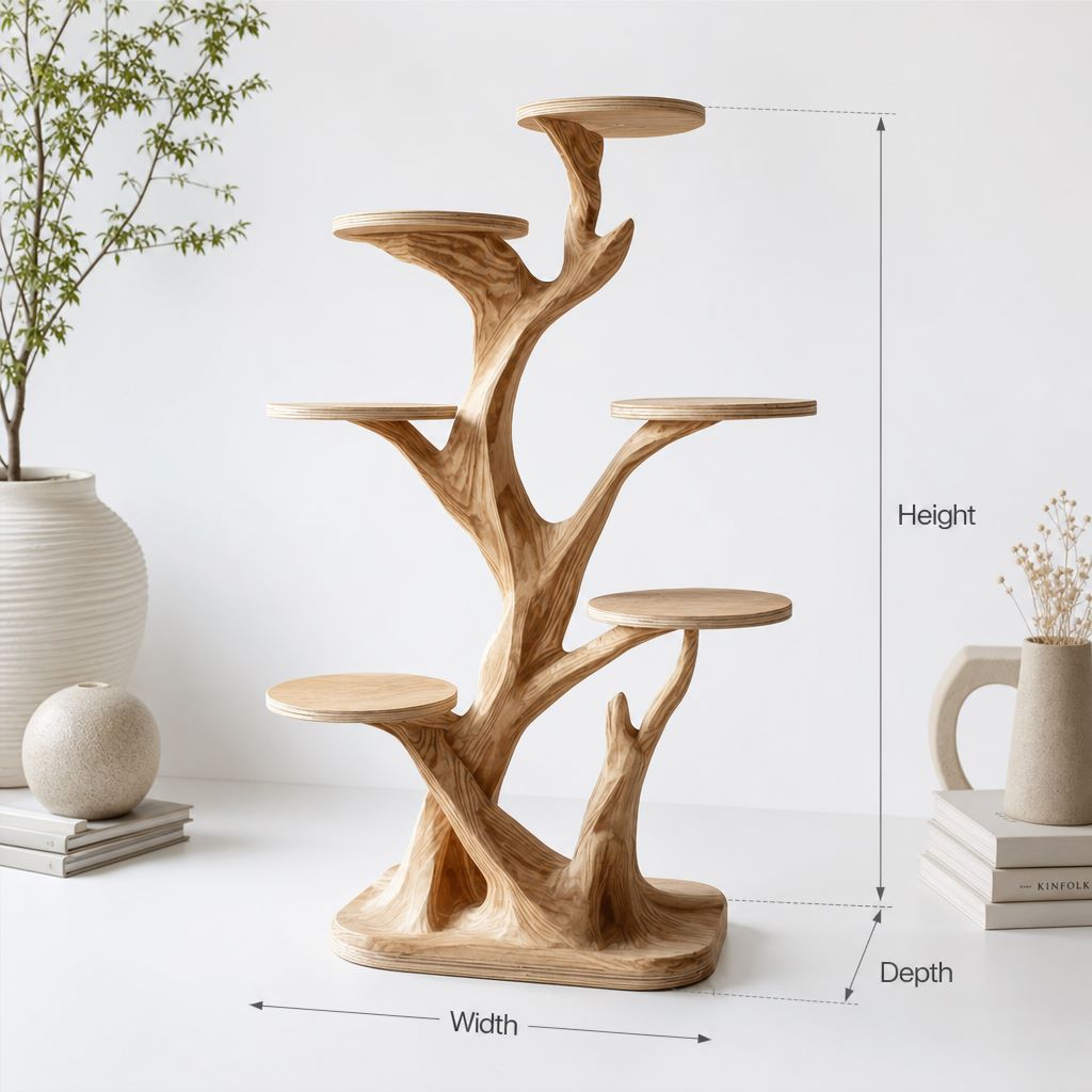 Mid-Century-Kratzbaum-Turm fürs Wohnzimmer