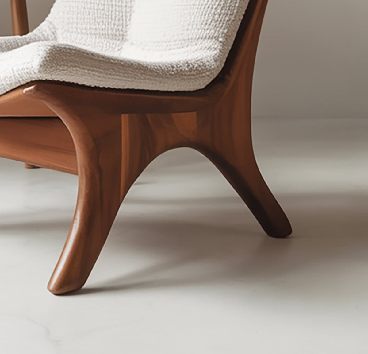 Skulpturaler Akzentsessel für modernes Wohnzimmer-Sitzen