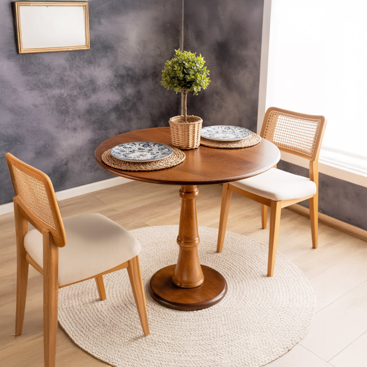 Familien-Esstisch aus Massivholz für Küche oder Esszimmer