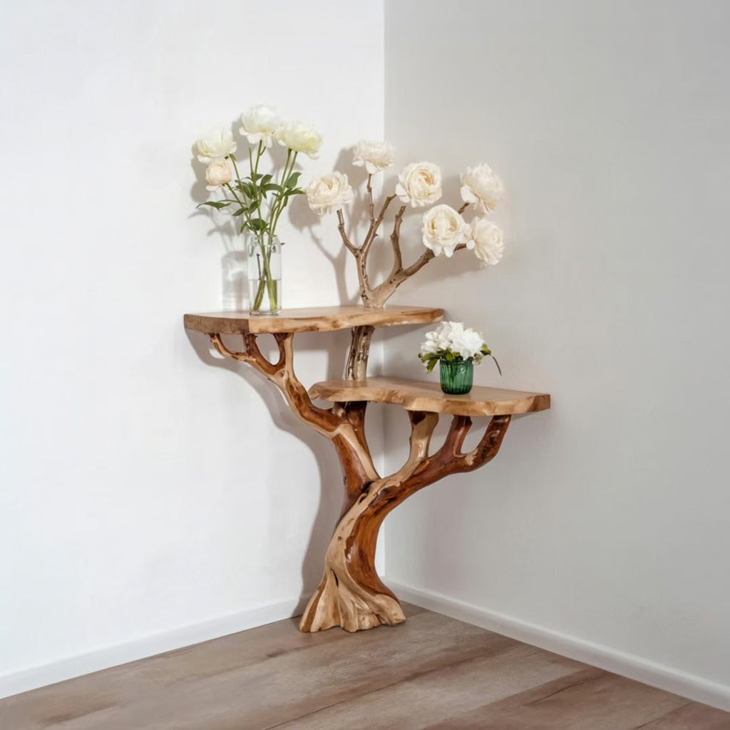 Handgefertigter Konsolentisch – Rustikaler Charme & modernes Design
