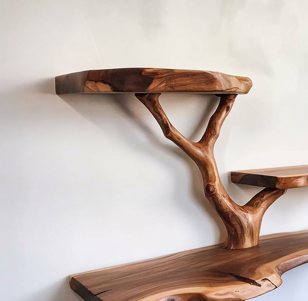 Tree Branch Floating Wandregal – Natürliche Treibholz Wanddeko