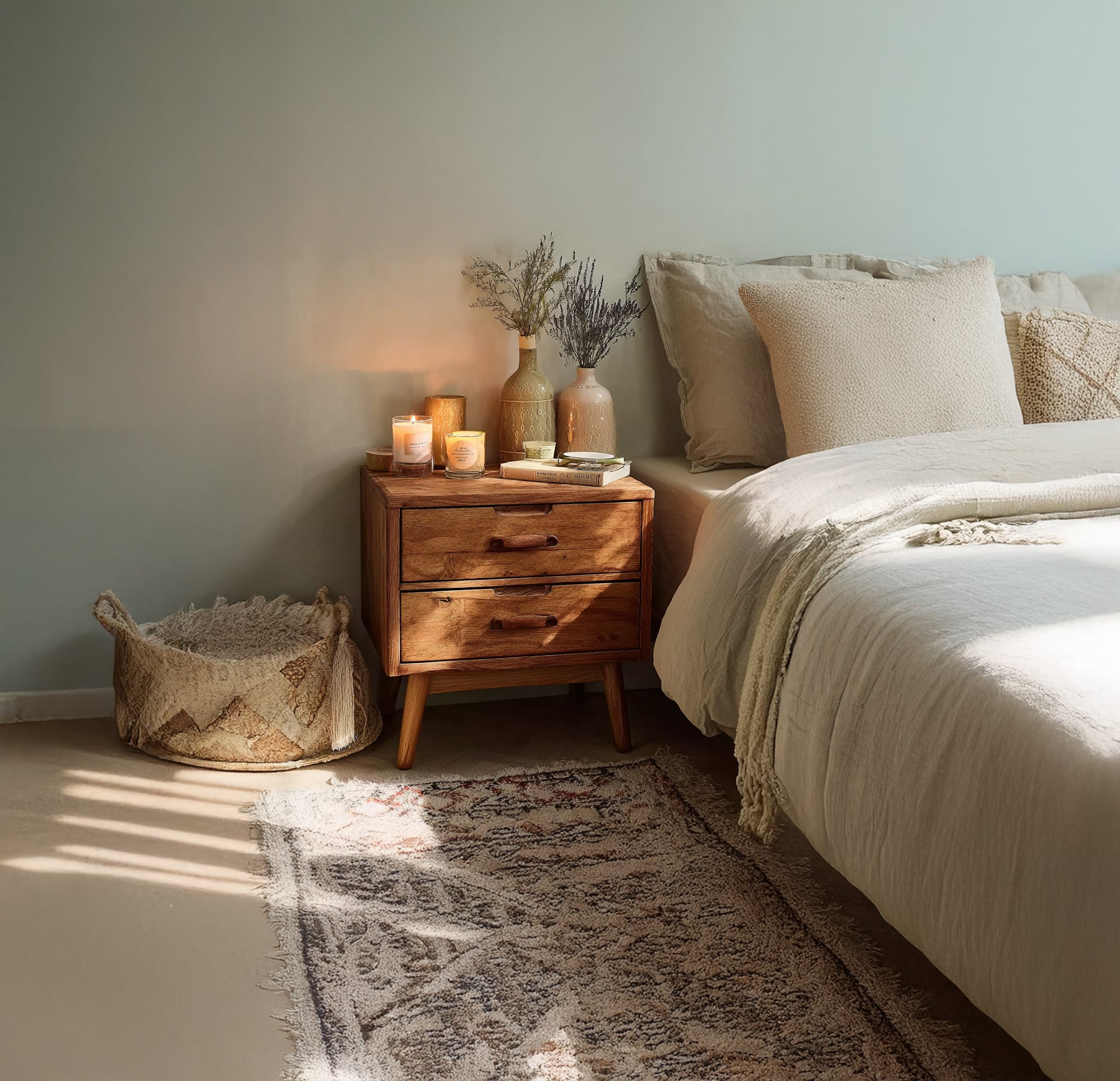 Beweglicher 2-stufiger Rolltisch – Für Sofa, Bett oder Wohnzimmer