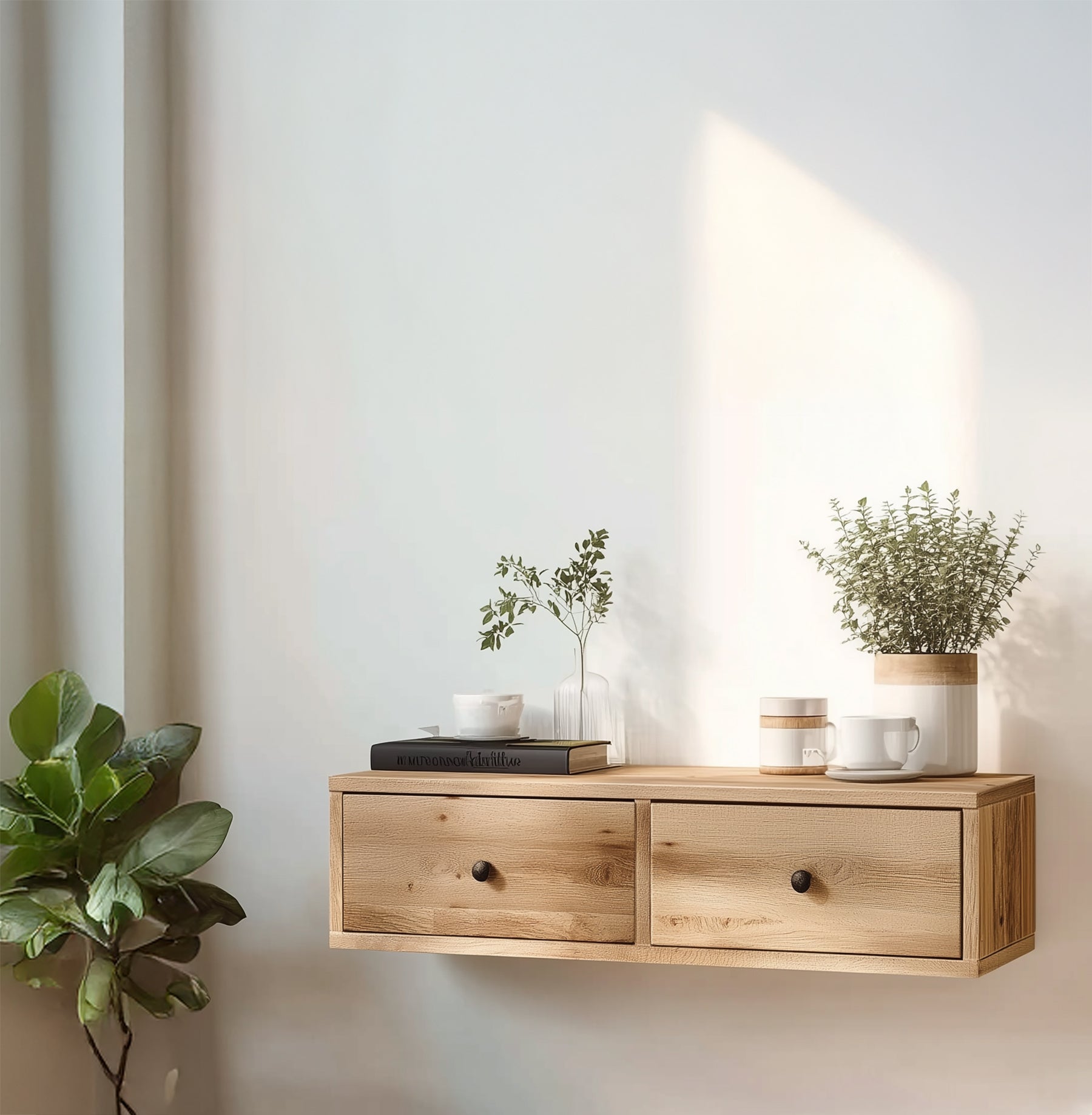 Altholz-Nachttisch – Rustikaler Massivholz-Nachttisch, handgefertigt für Schlafzimmer