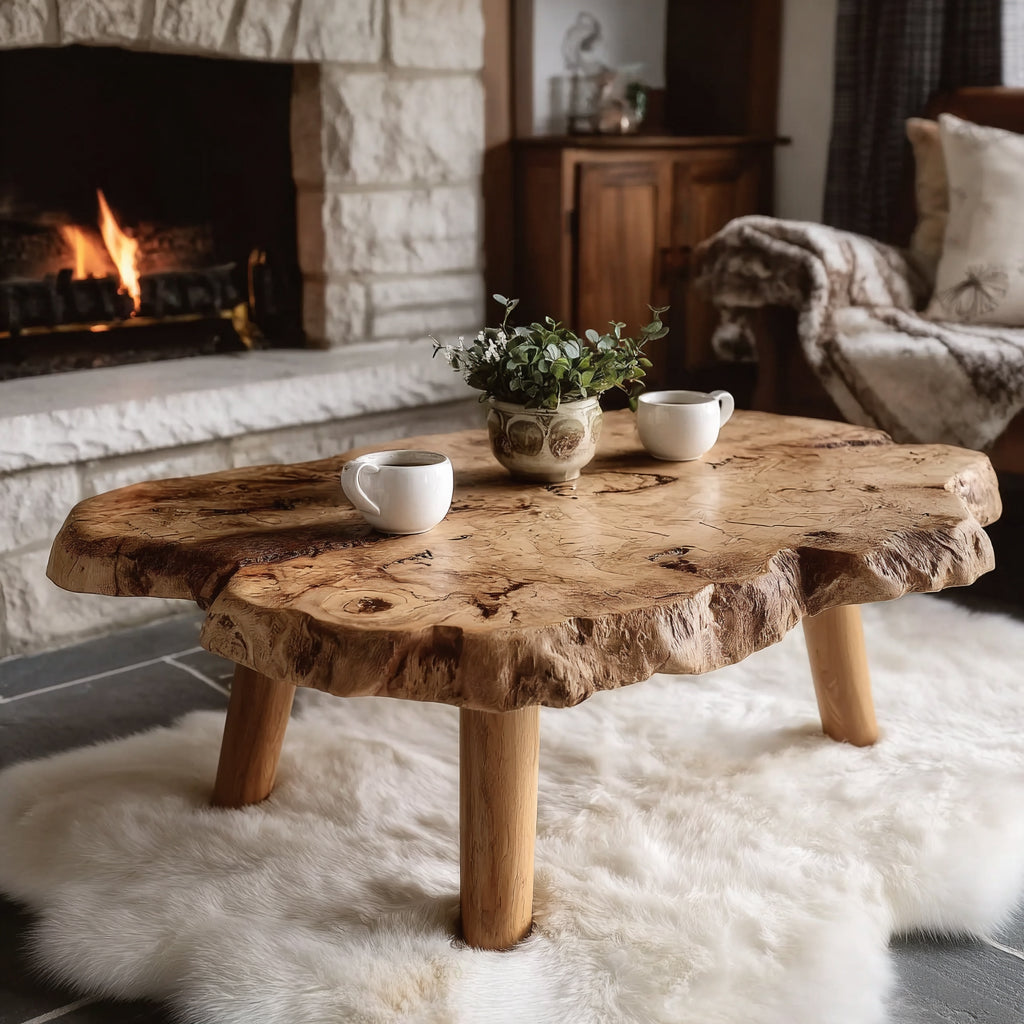 Massivholz-Tisch im Landhausstil – Wohnzimmertisch & Akzentmöbel