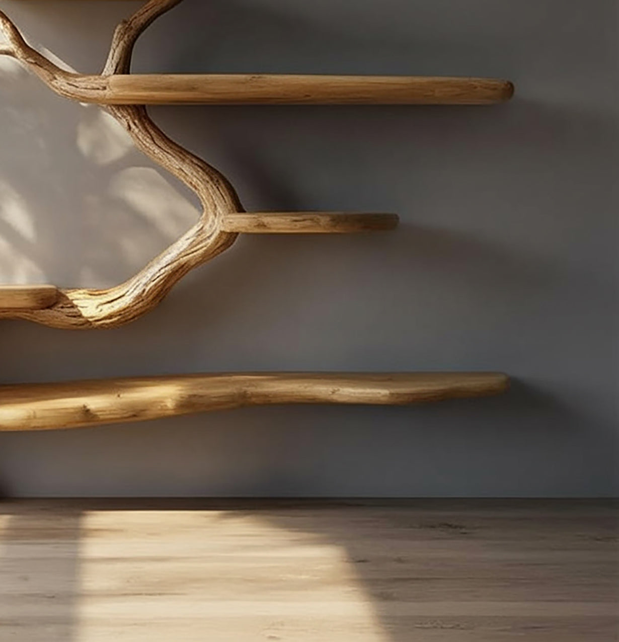 Tree Bookshelf – Naturinspiriertes Bücherregal aus Massivholz