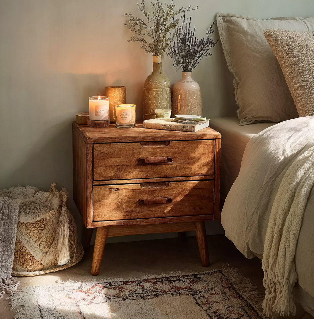 Beweglicher 2-stufiger Rolltisch – Für Sofa, Bett oder Wohnzimmer