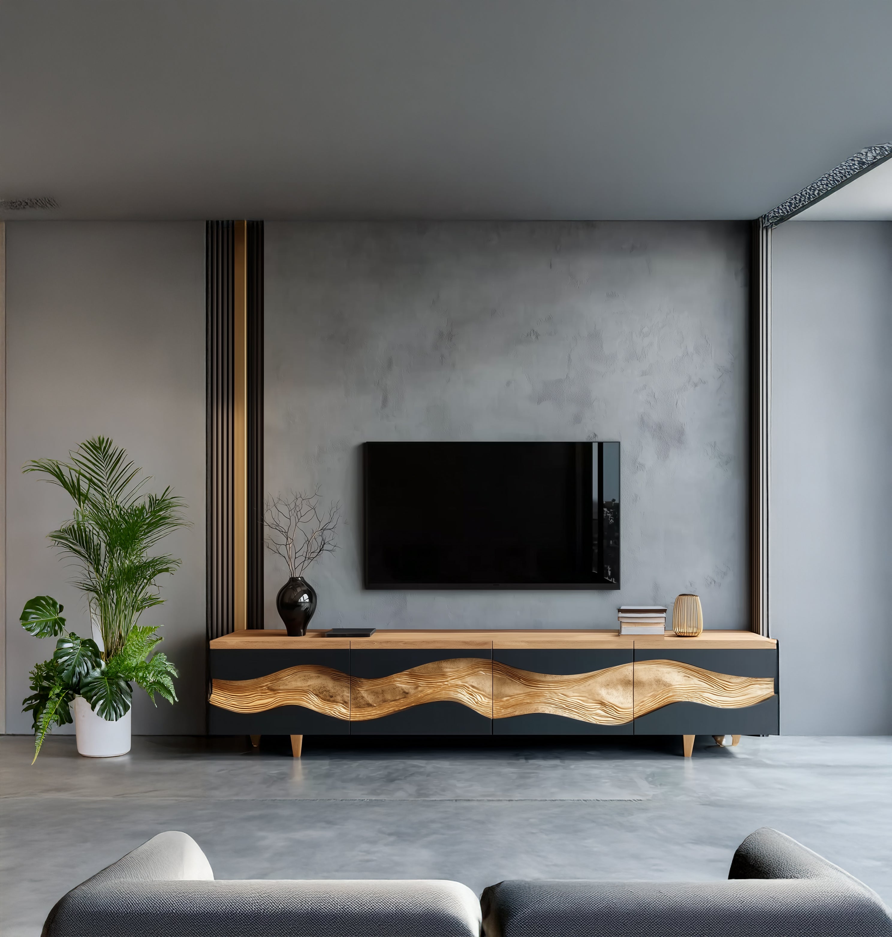 Landhaus-TV-Board – Rustikal, handgefertigt & individuell