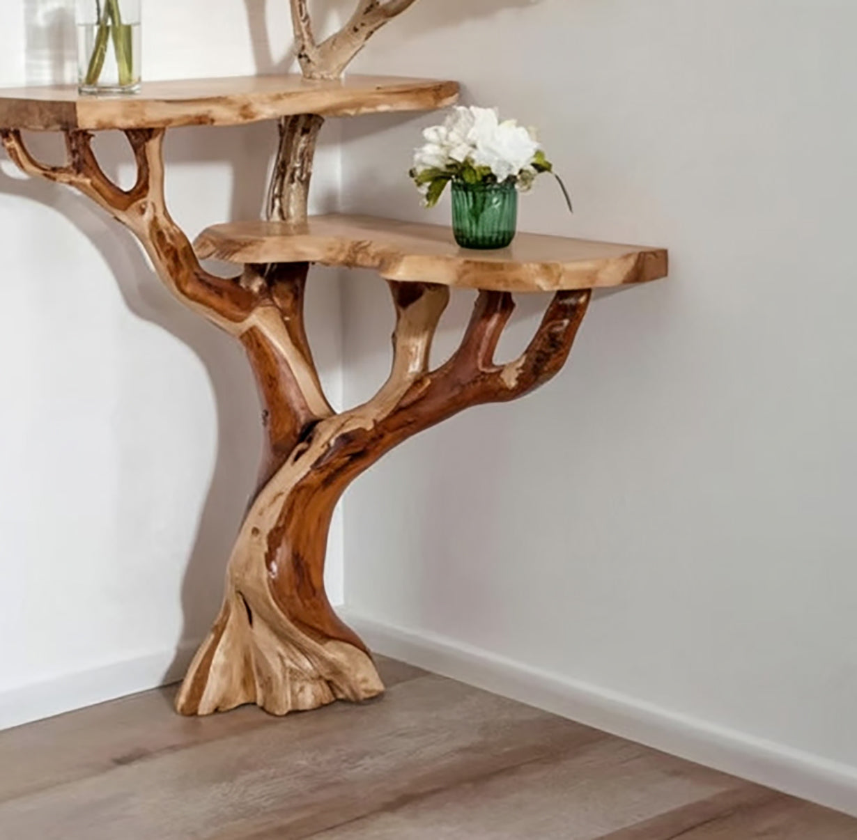 Handgefertigter Konsolentisch – Rustikaler Charme & modernes Design