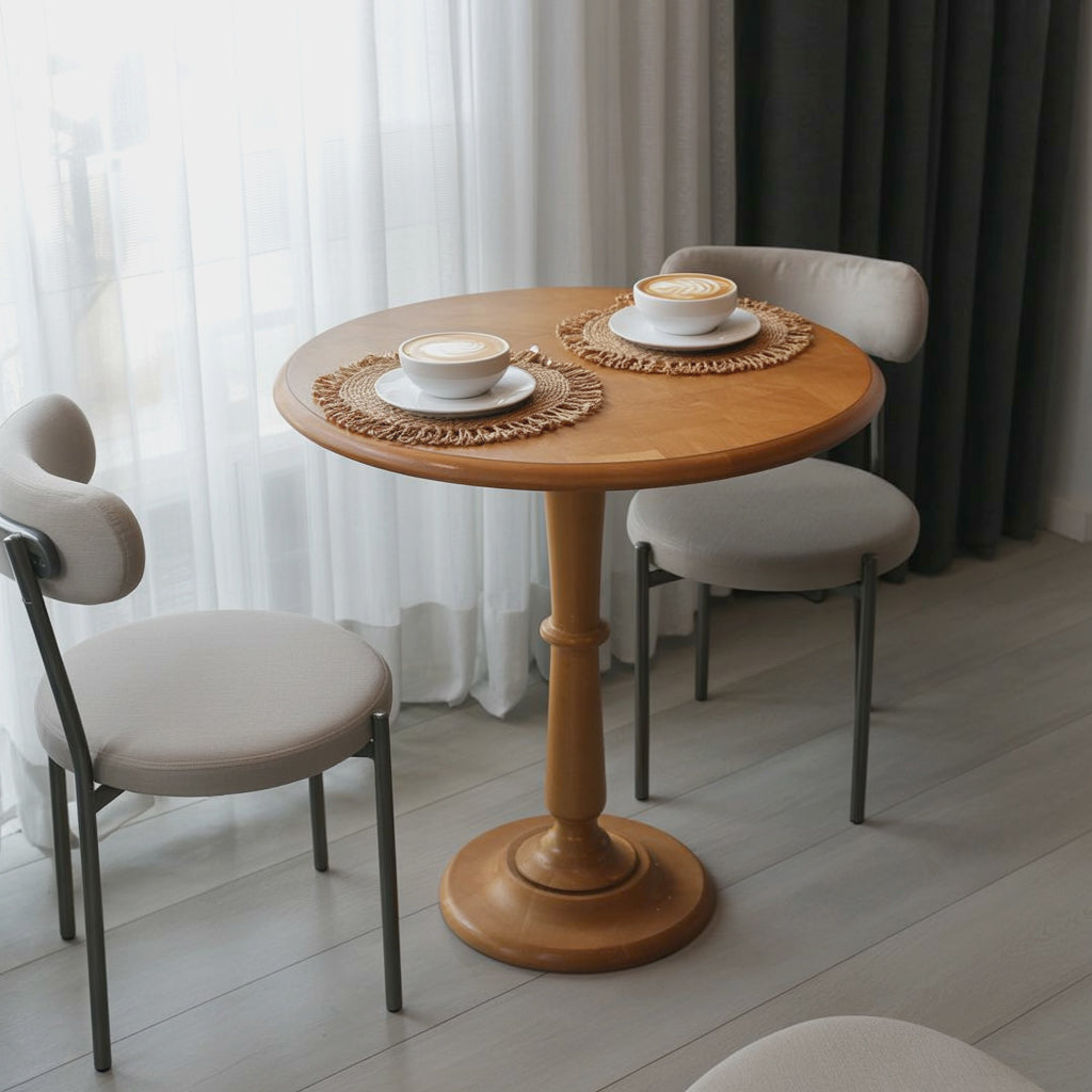 Runder Bistro-Tisch – kleiner Küchentisch, kompakter Frühstücks- & Esstisch