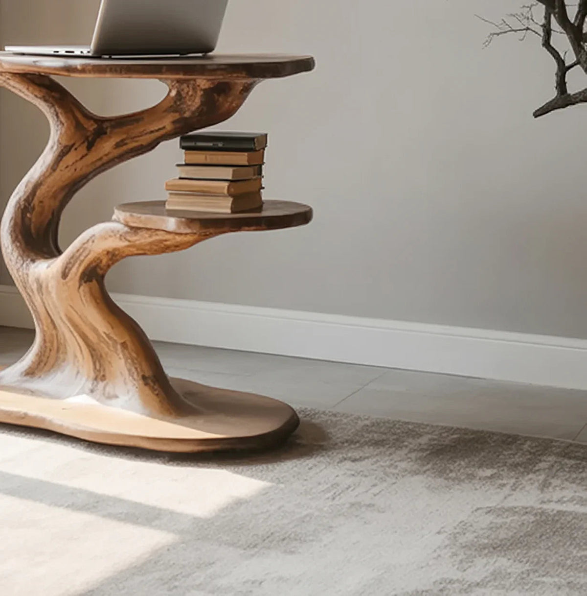 Moderner Mid-Century-Akzenttisch fürs Interieur