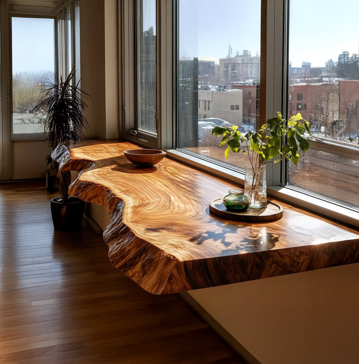 Couchtisch aus Altholz im rustikalen Landhausdesign fürs Wohnzimmer