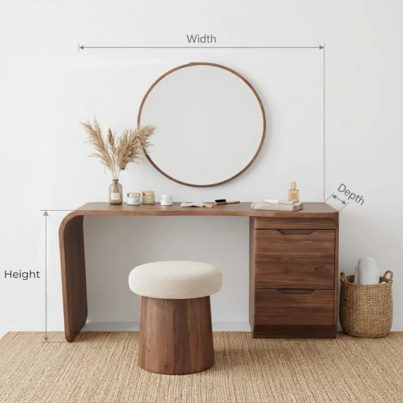 Moderner Schminktisch fürs Schlafzimmer