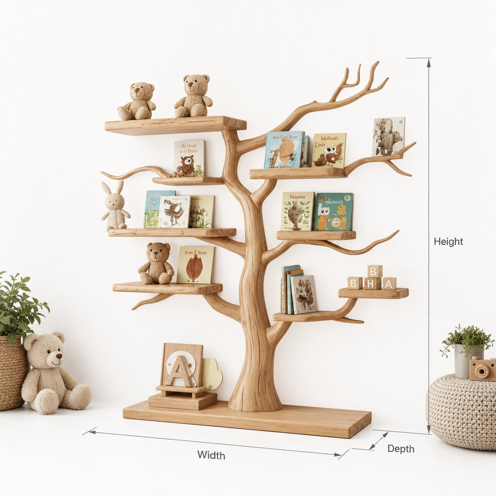 Babyzimmer-Dekor aus Massivholz & einzigartiges Geburtstagsgeschenk für Kleinkinder