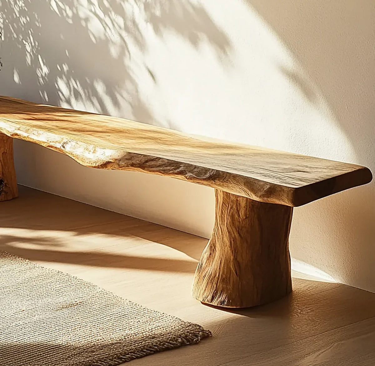 Holzbank für Schlafzimmer- und Wohnzimmergestaltung