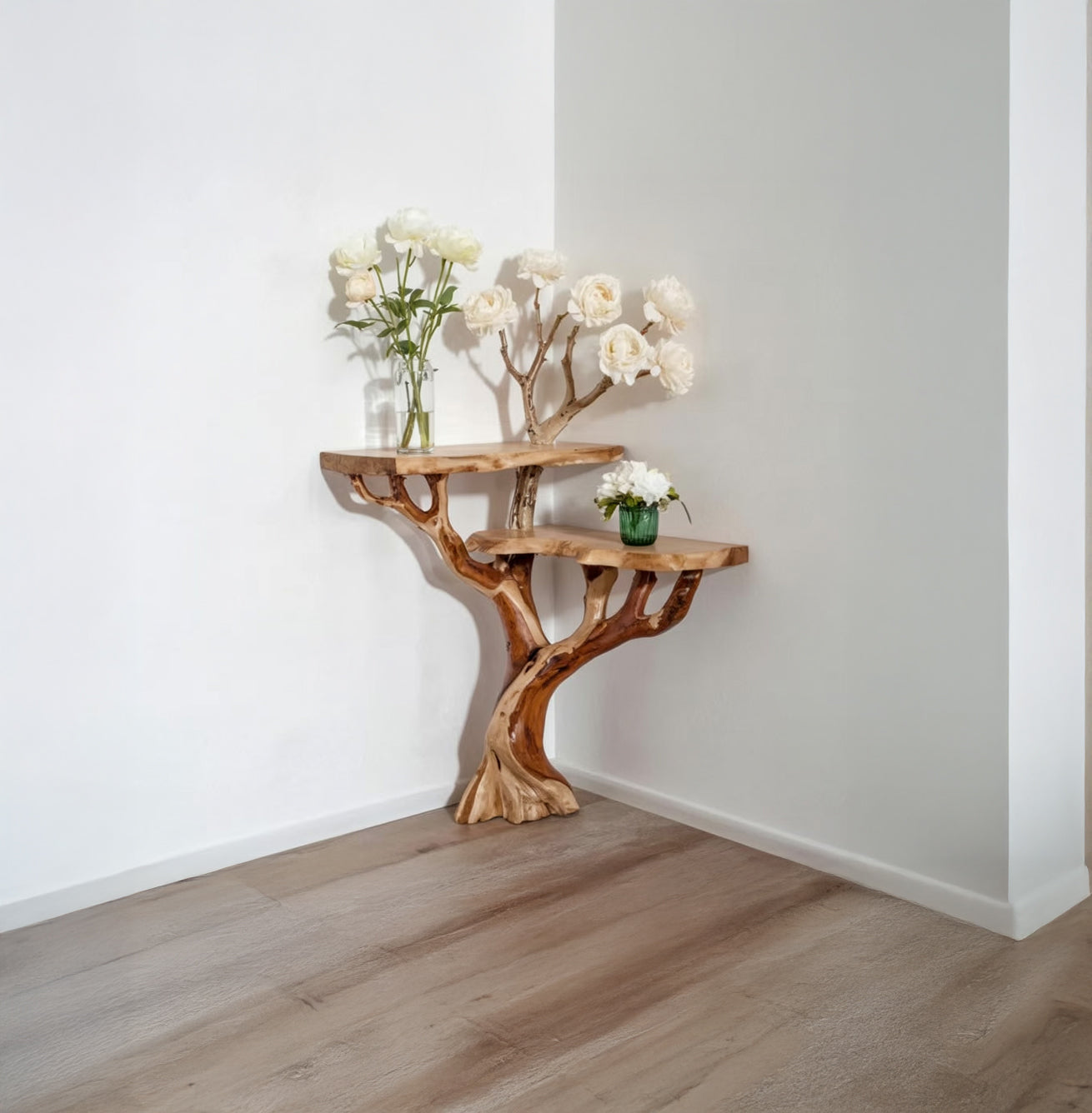 Handgefertigter Konsolentisch – Rustikaler Charme & modernes Design