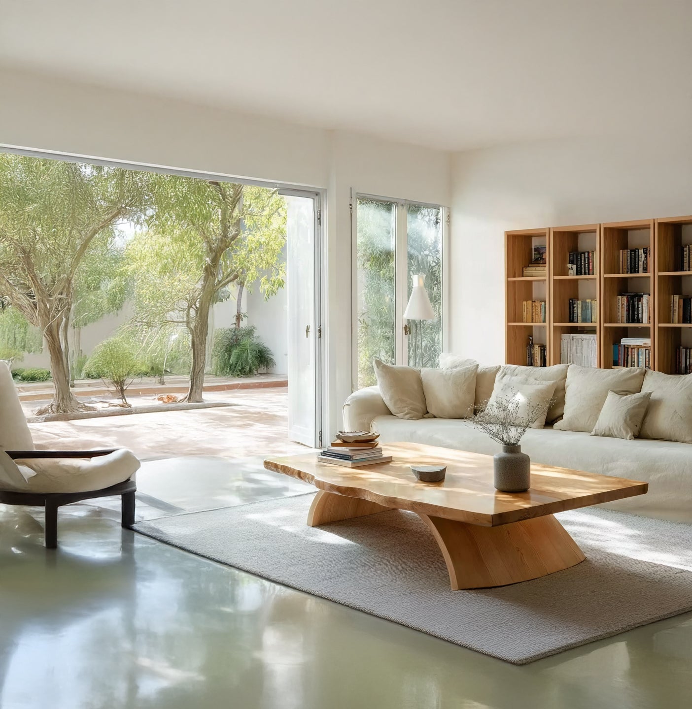 Rustikaler Holzcouchtisch – Handgefertigte Massivholz-Deko im Landhausstil