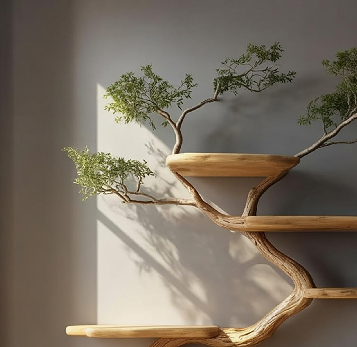 Tree Bookshelf – Naturinspiriertes Bücherregal aus Massivholz