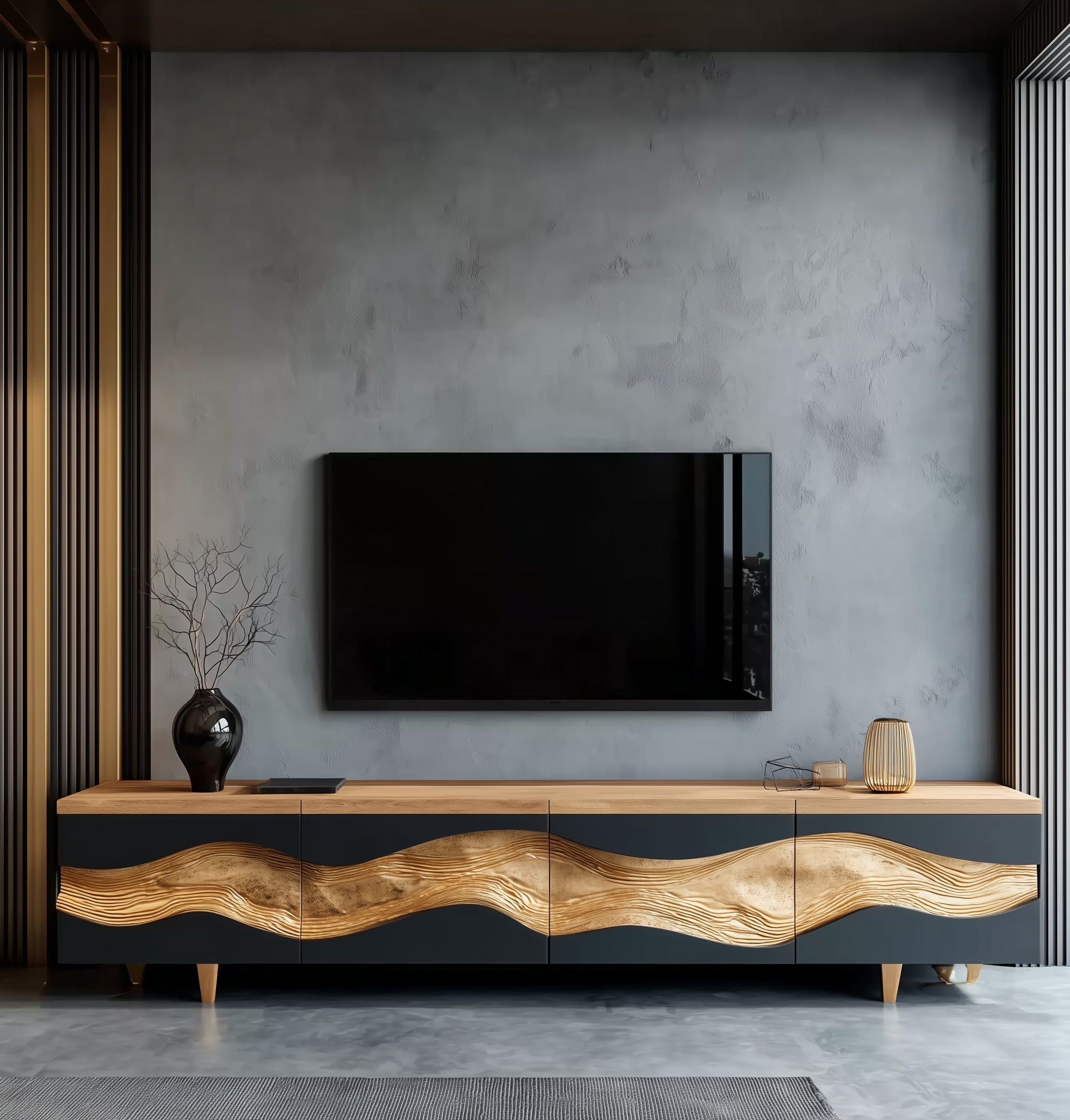 Landhaus-TV-Board – Rustikal, handgefertigt & individuell