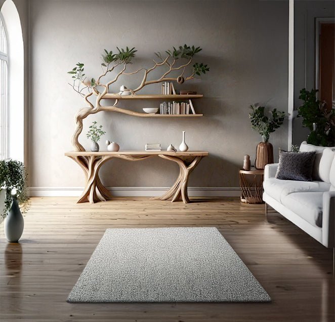 Handgefertigter Konsolentisch mit Baumast – Rustikales Massivholz, Landhausstil